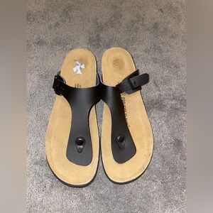 NWOT Project Cloud Cork Leather Insole Memory Foam Wedges Size 10